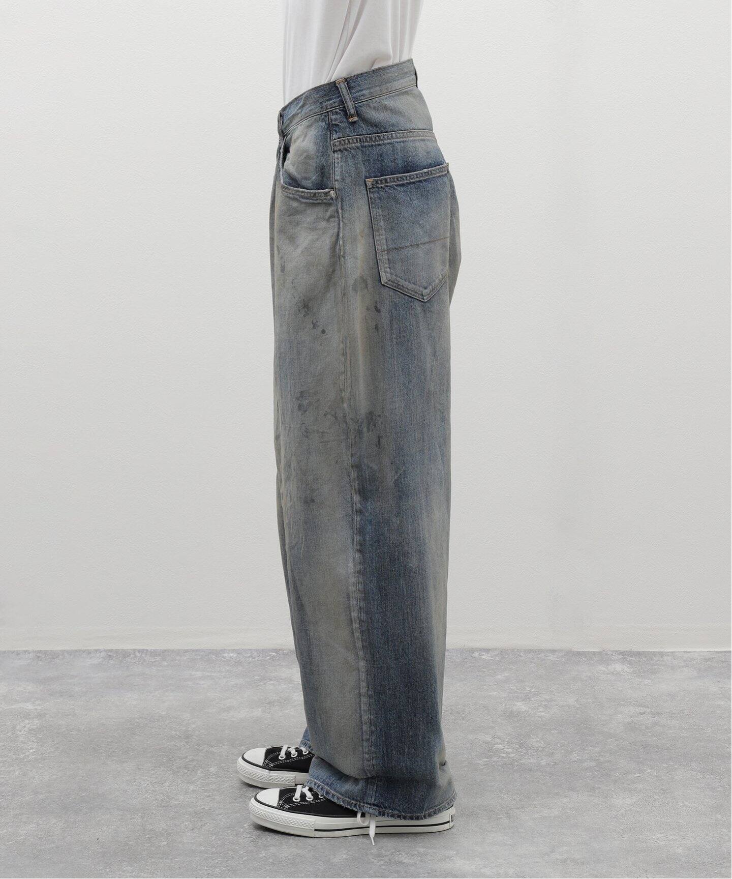 ANCELLM / アンセルム】AGING WIDE DENIM 5P PANTS（デニムパンツ 
