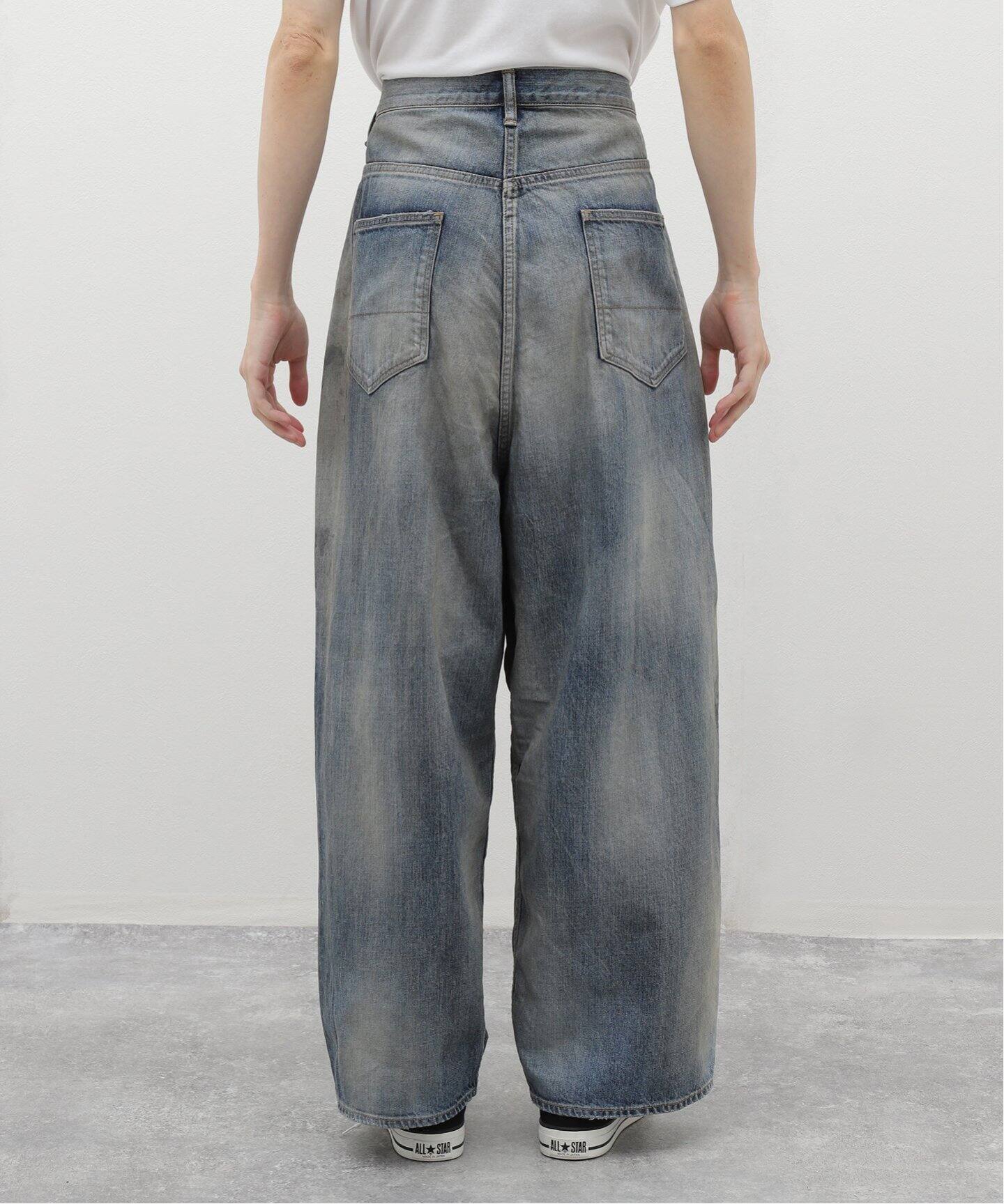 ANCELLM / アンセルム】AGING WIDE DENIM 5P PANTS（デニムパンツ 