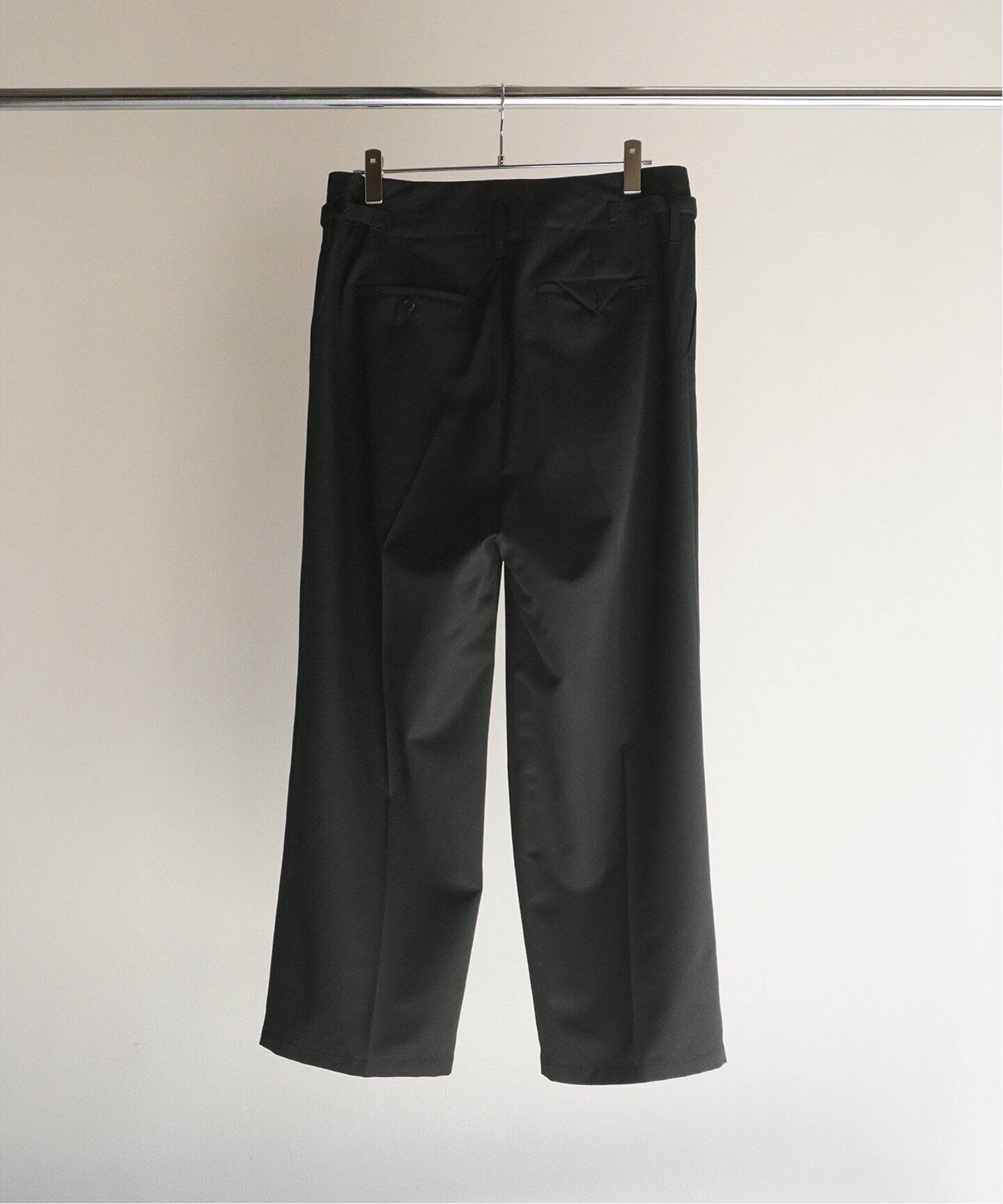 ANCELLM / アンセルム】WOOL DAMAGE WIDE SLACKS（スラックス）｜WISM 