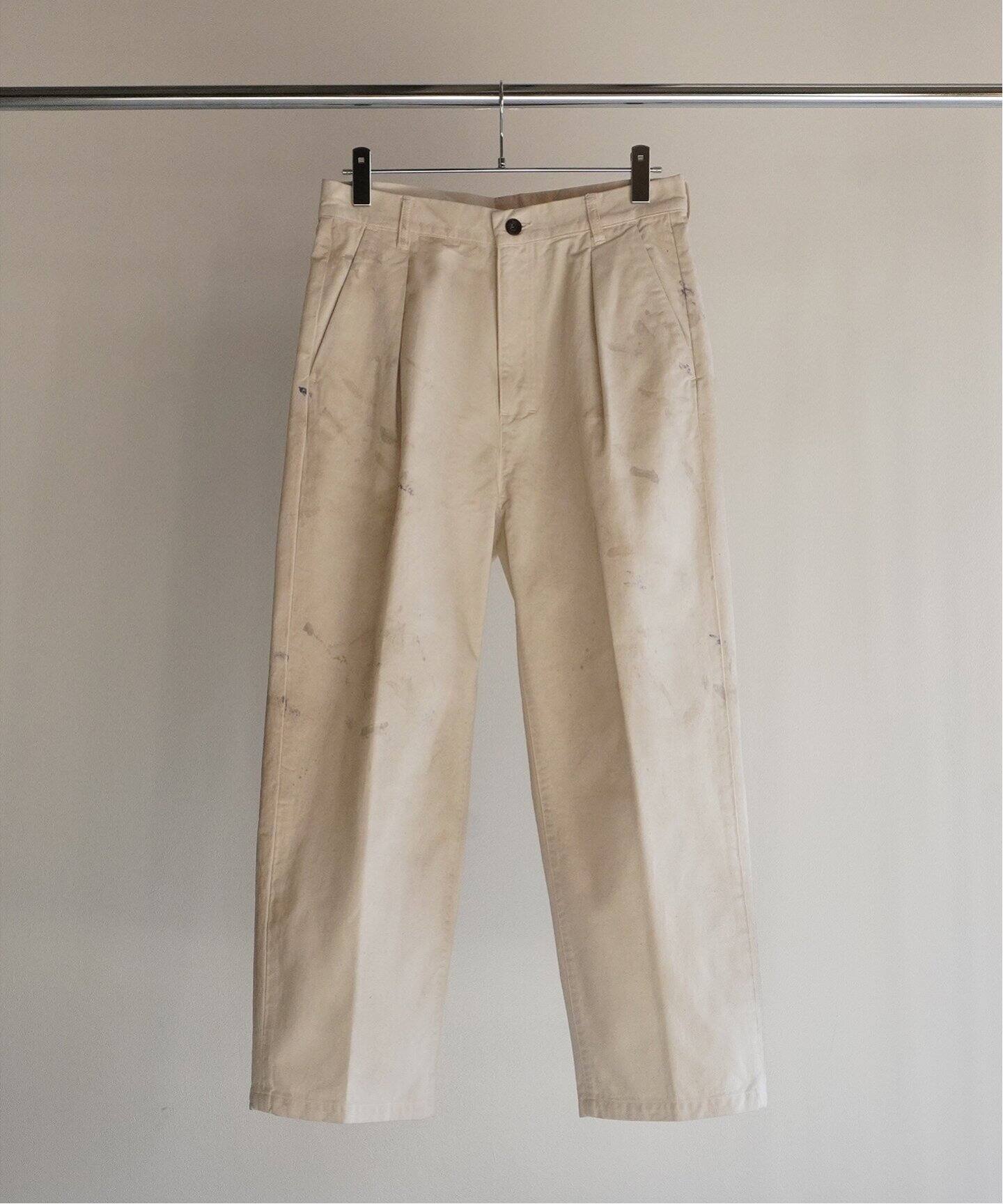 ANCELLM / アンセルム】PAINT CHINO TROUSERS（チノパンツ）｜WISM 
