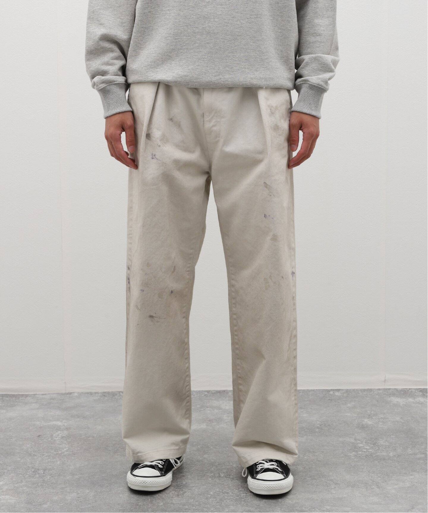 ANCELLM / アンセルム】PAINT CHINO TROUSERS（チノパンツ）｜WISM 