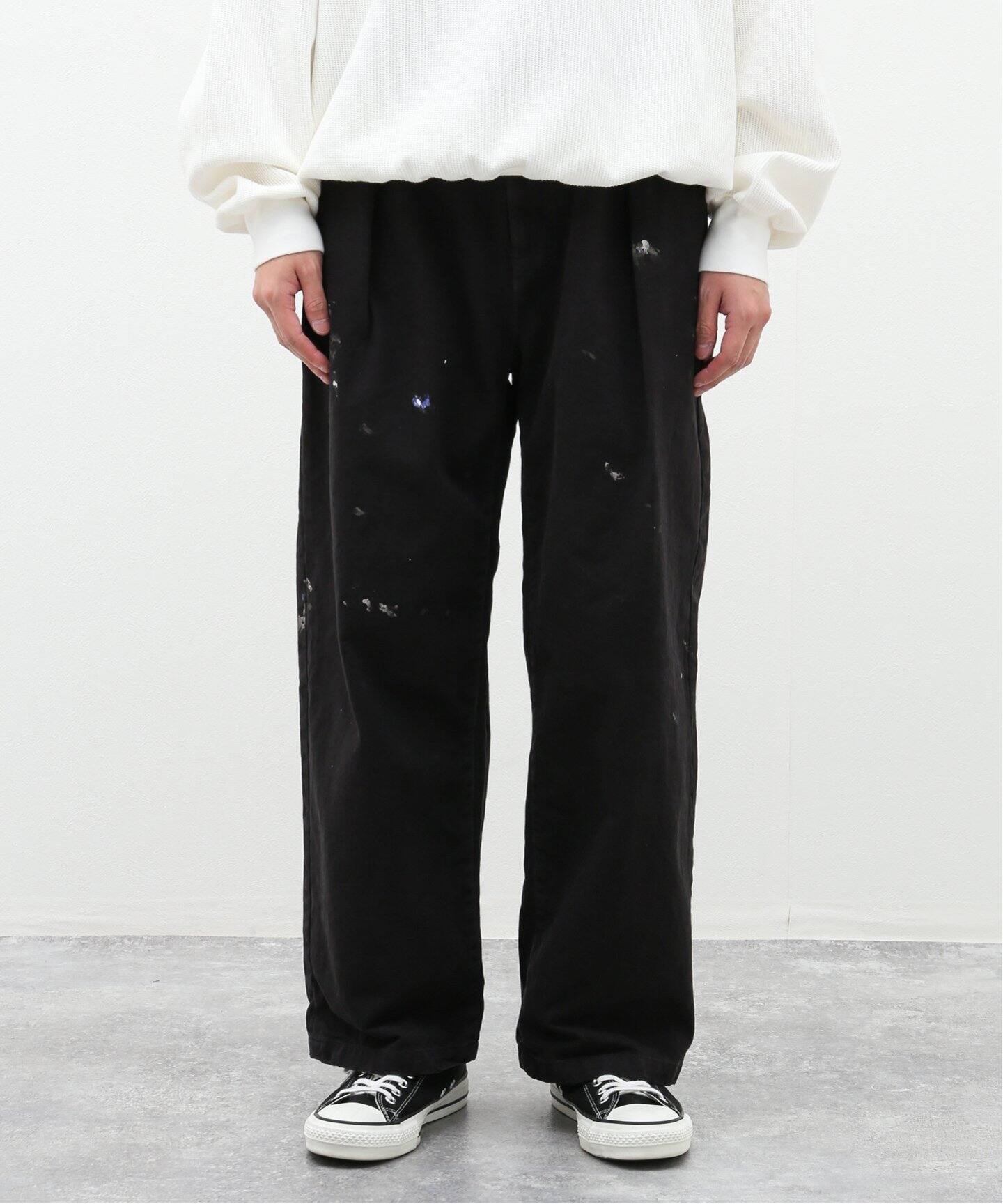 ANCELLM / アンセルム】PAINT CHINO TROUSERS（チノパンツ）｜WISM 