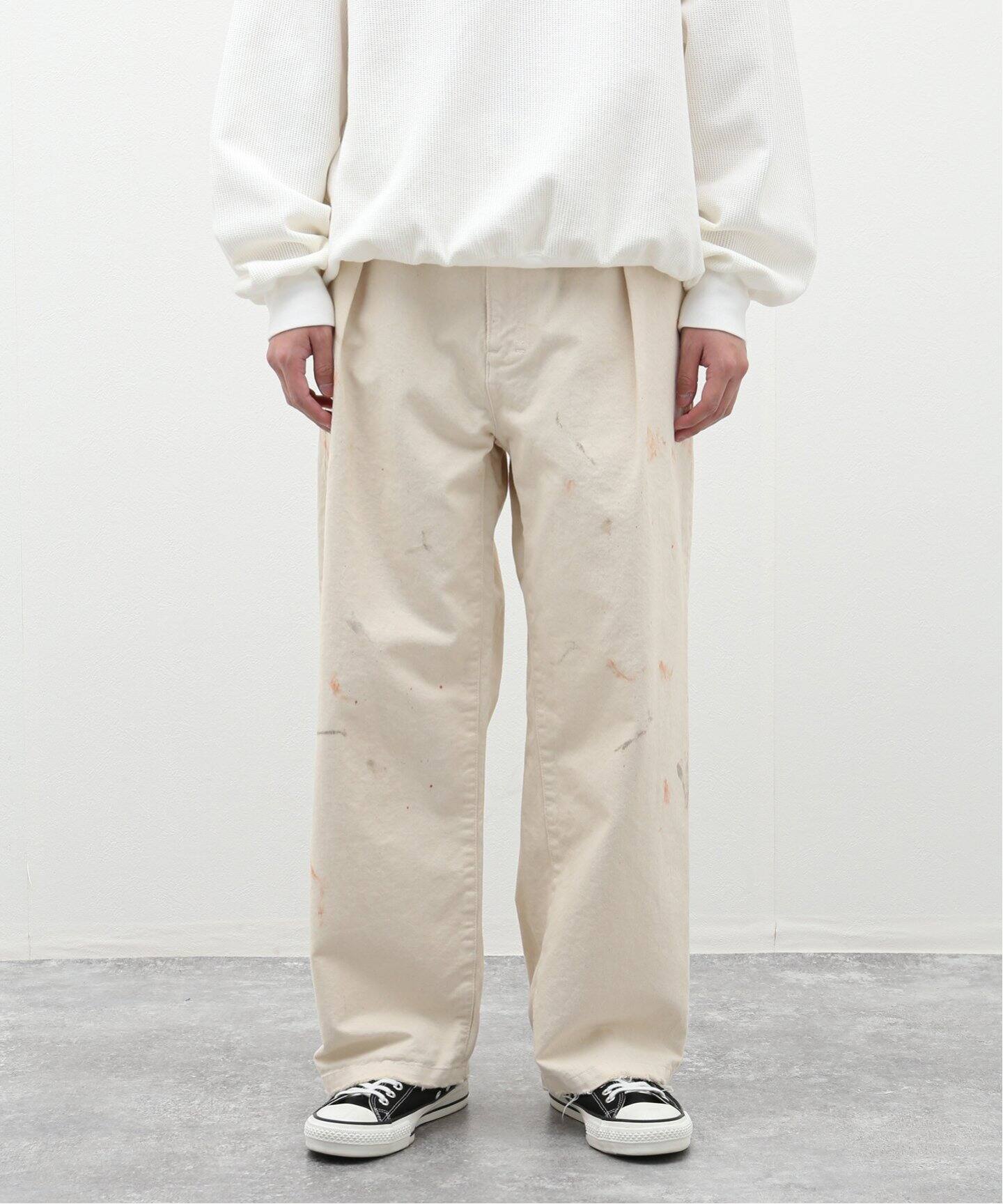 ANCELLM / アンセルム】PAINT CHINO TROUSERS（チノパンツ）｜WISM 