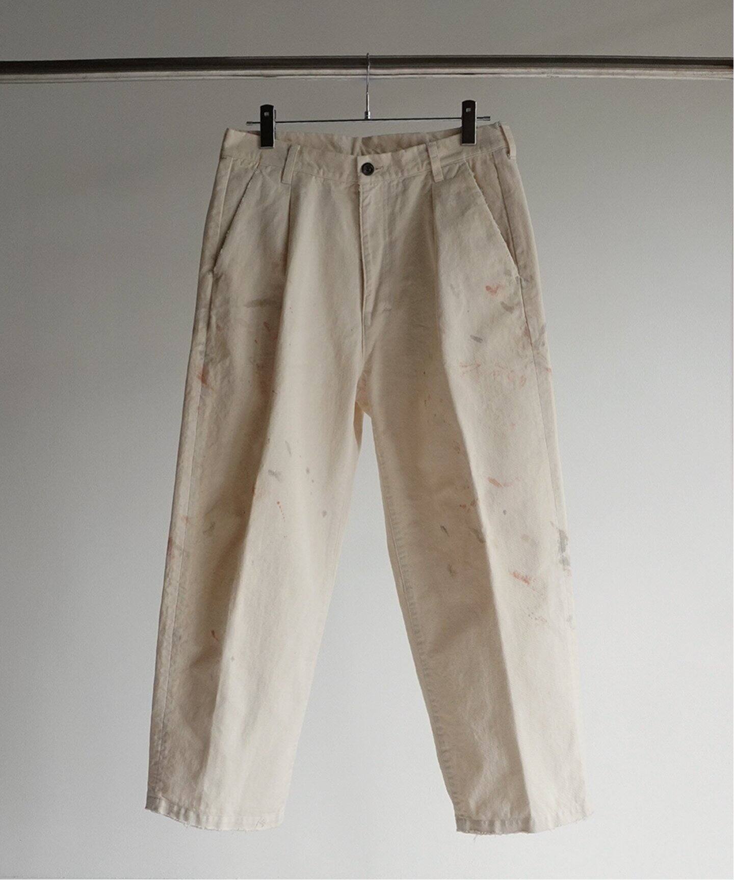 ANCELLM / アンセルム】PAINT CHINO TROUSERS（チノパンツ）｜WISM 