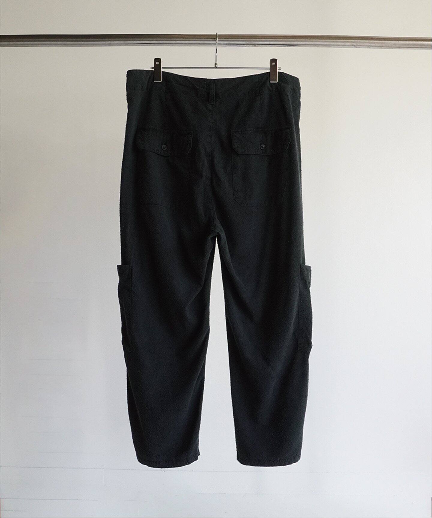 ANCELLM / アンセルム】SILK SUEDE BAKER CARGO PANTS（カーゴパンツ 