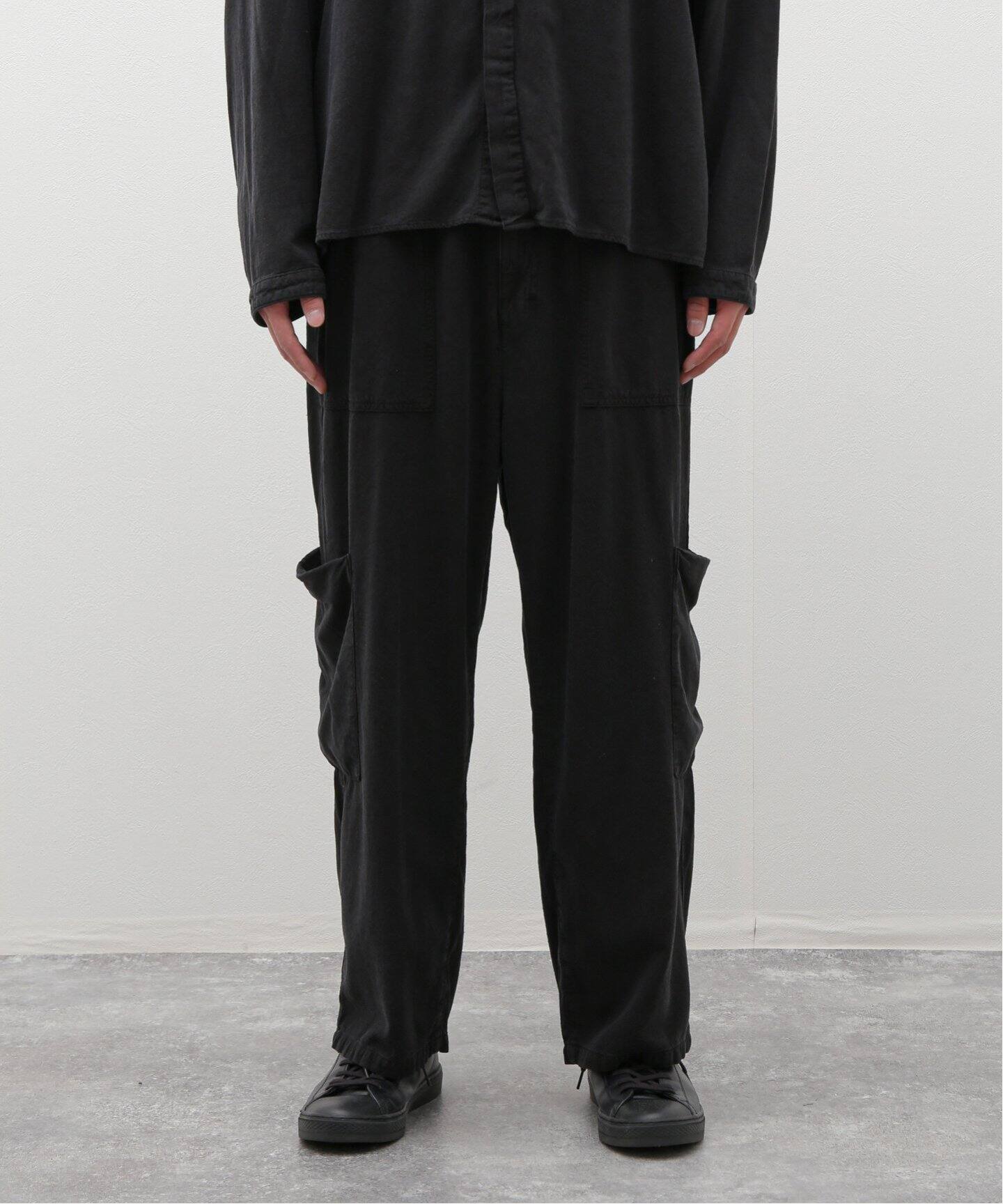 ANCELLM / アンセルム】SILK SUEDE BAKER CARGO PANTS（カーゴパンツ  