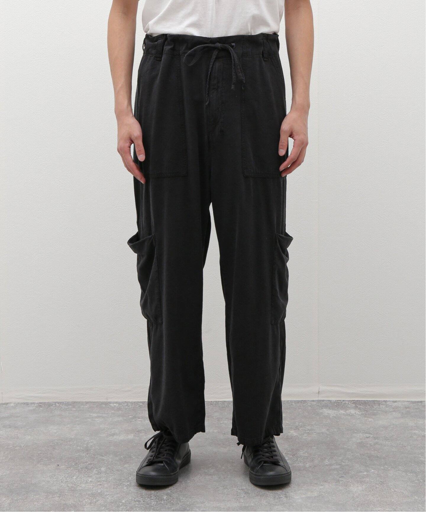 ANCELLM / アンセルム】SILK SUEDE BAKER CARGO PANTS（カーゴパンツ 