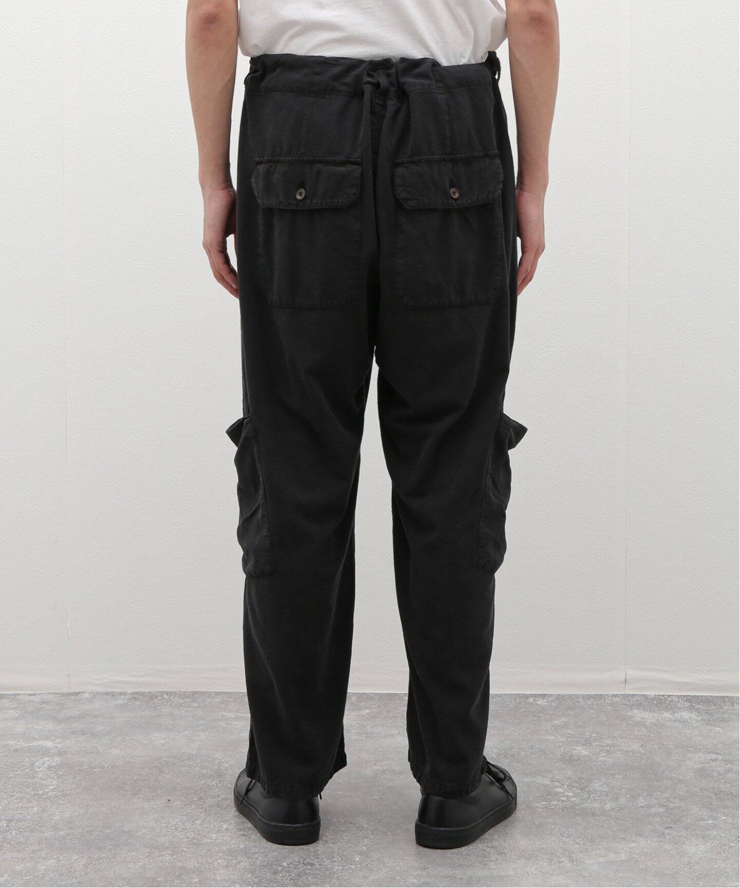 ANCELLM / アンセルム】SILK SUEDE BAKER CARGO PANTS（カーゴパンツ  