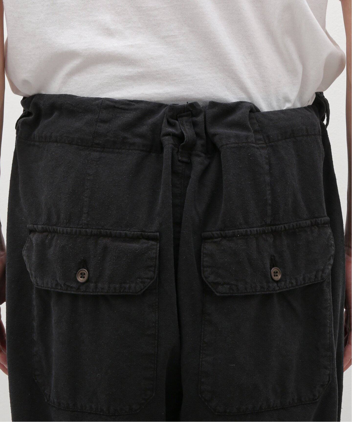 ANCELLM / アンセルム】SILK SUEDE BAKER CARGO PANTS（カーゴパンツ  