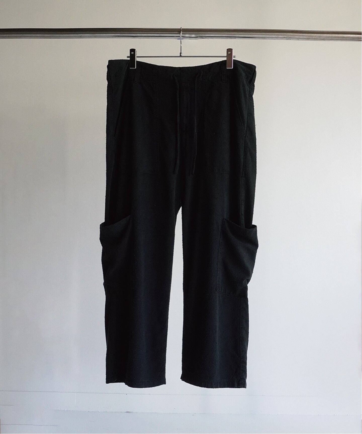 ANCELLM / アンセルム】SILK SUEDE BAKER CARGO PANTS（カーゴパンツ  