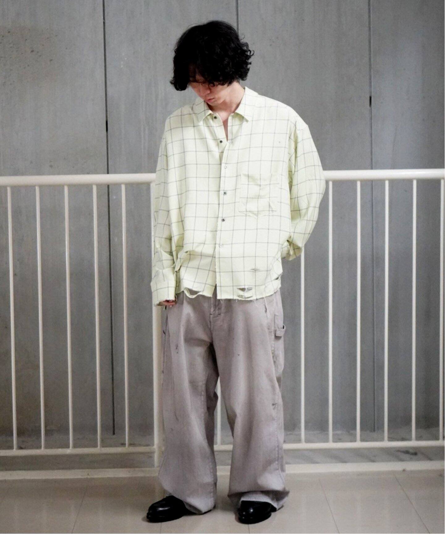 ANCELLM / アンセルム】AGING PAINTER PANTS（デニムパンツ・ジーンズ 