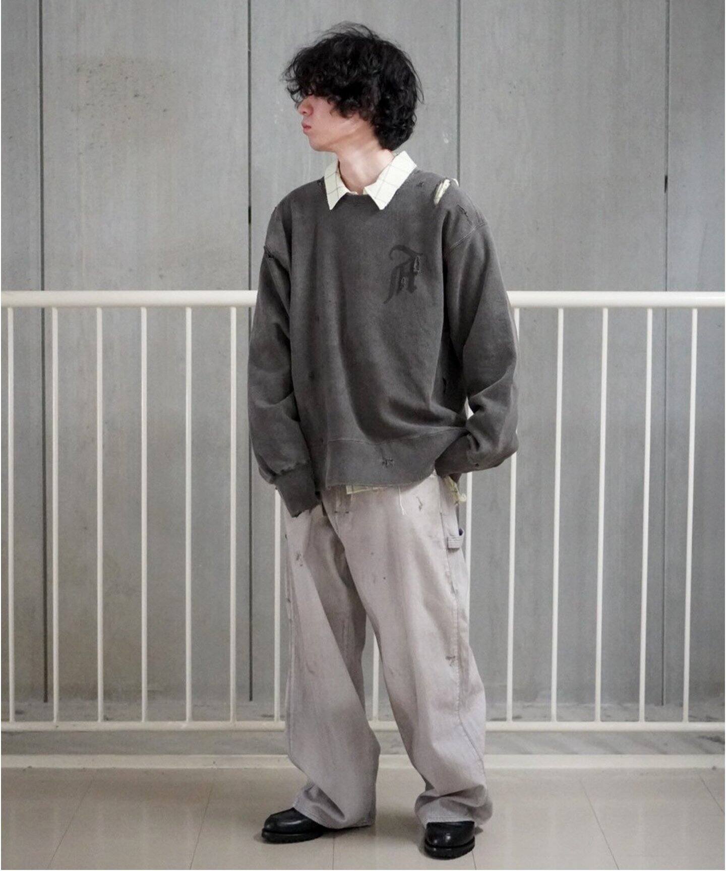 ANCELLM / アンセルム】AGING PAINTER PANTS（デニムパンツ・ジーンズ 