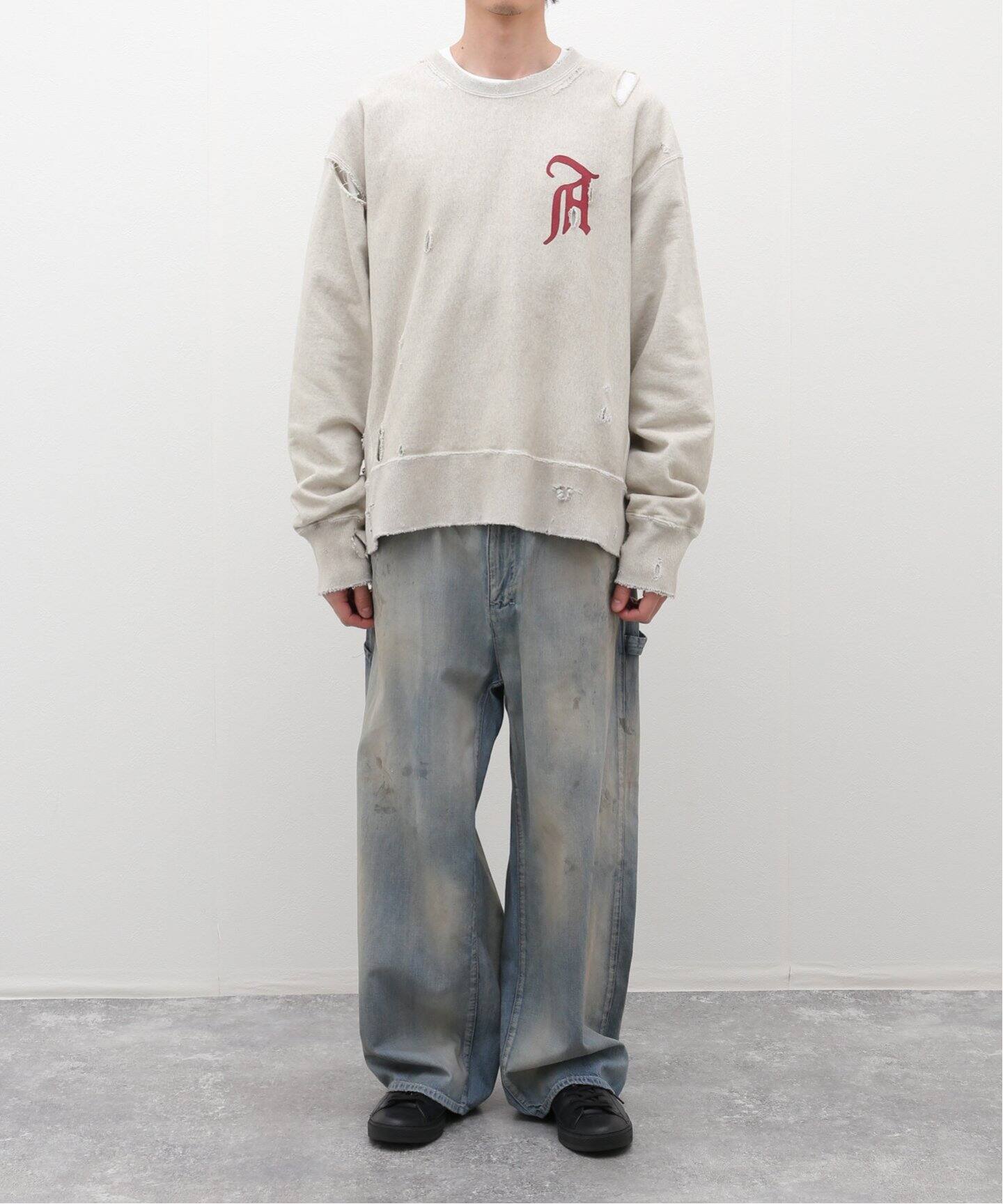 ANCELLM / アンセルム】AGING PAINTER PANTS（デニムパンツ・ジーンズ 
