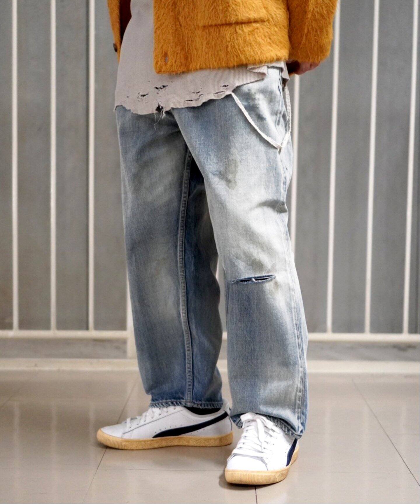 ANCELLM / アンセルム】SELVEDGE TAPERED 5P DENIM PANTS（デニム 