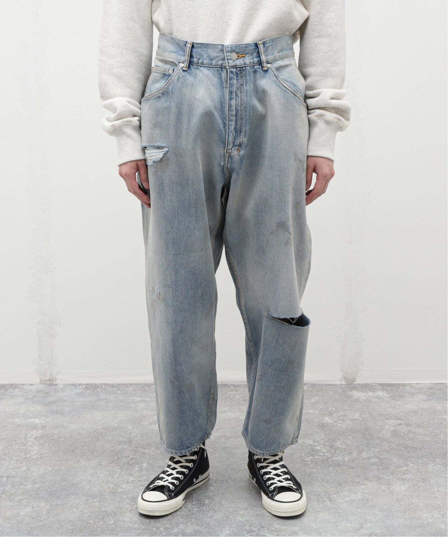 ANCELLM / アンセルム】SELVEDGE TAPERED 5P DENIM PANTS（デニム 