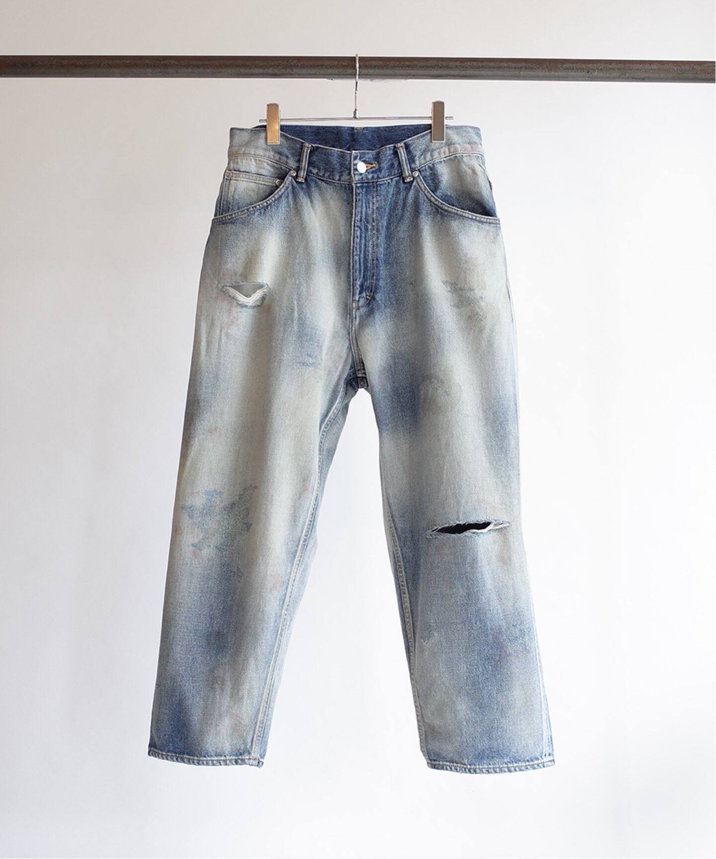 ANCELLM / アンセルム】SELVEDGE TAPERED 5P DENIM PANTS（デニム  