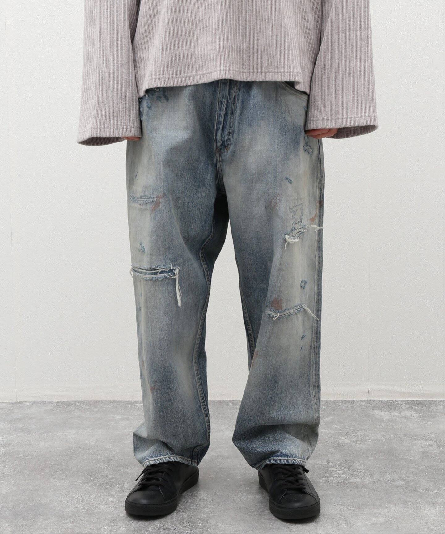 ANCELLM / アンセルム】REMAKE SELVEDGE TAPERED 5P DENIM（デニム  