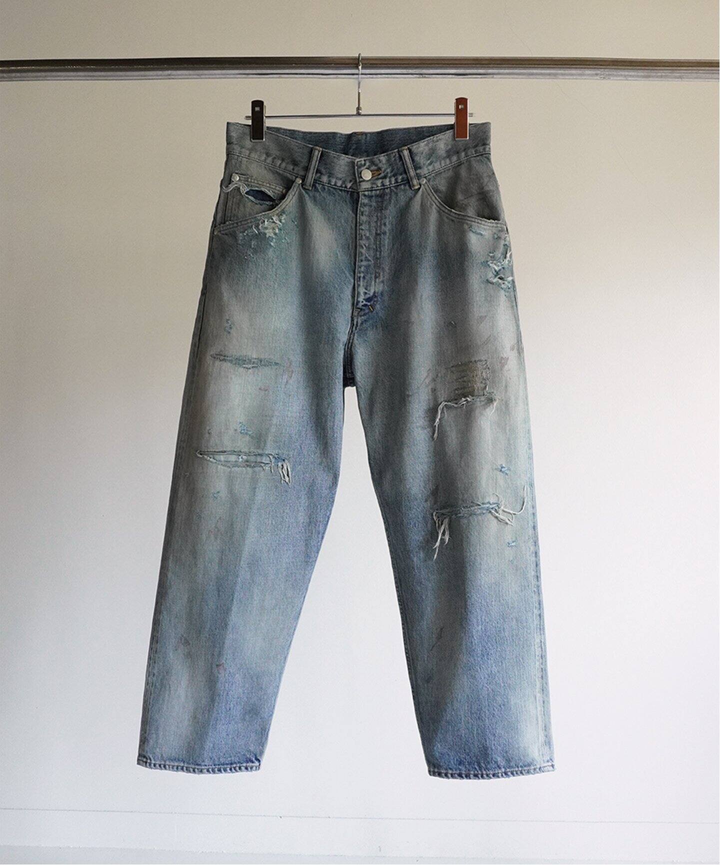 ANCELLM / アンセルム】REMAKE SELVEDGE TAPERED 5P DENIM（デニム  