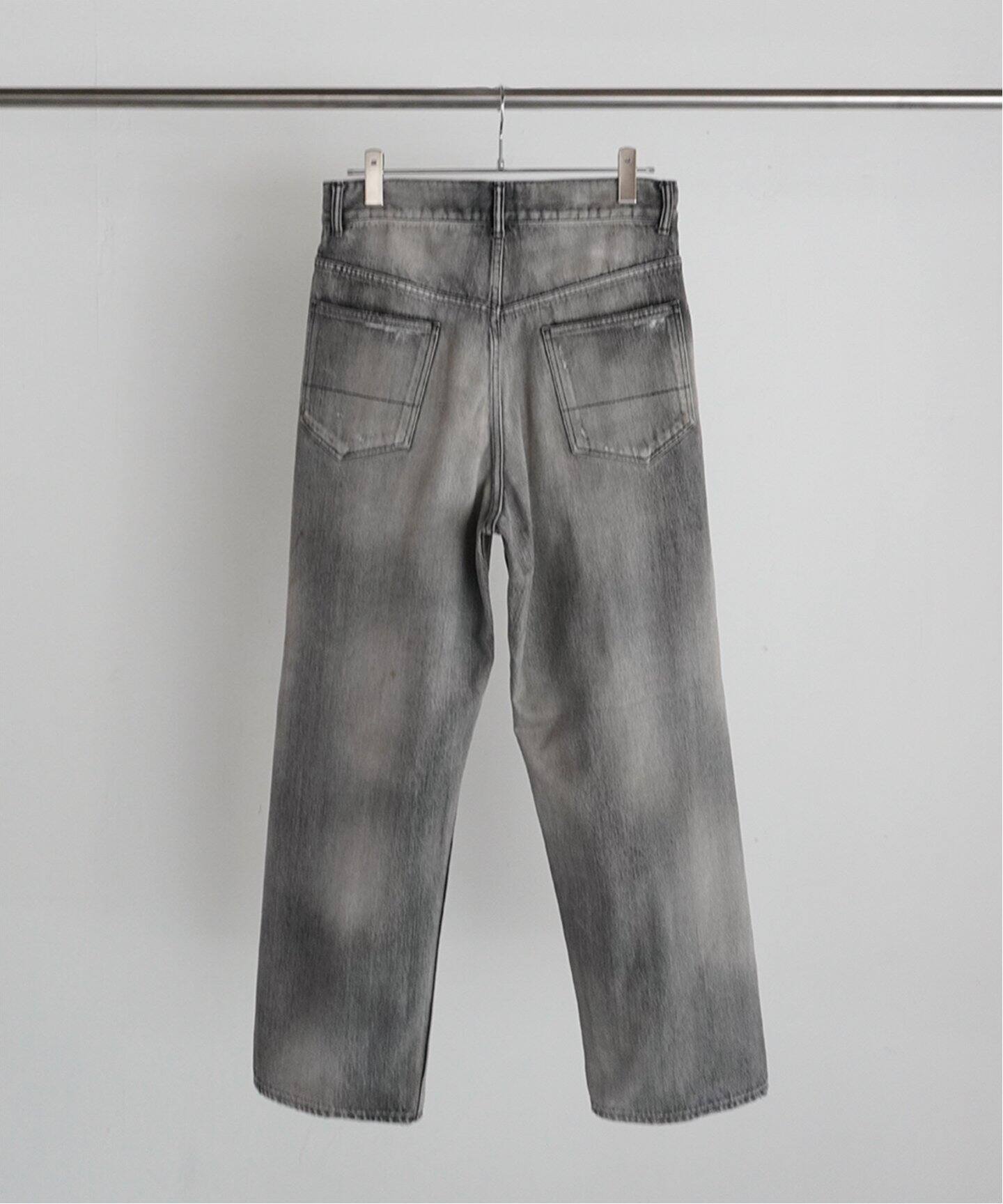ANCELLM / アンセルム】CRASH SELVEDGE DENIM STRAIGHT 5P（デニム 