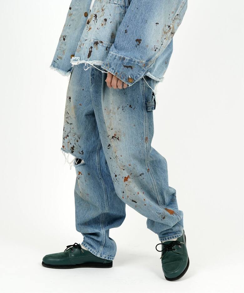 doublet / ダブレット】DENIM PAINTER PANTS（デニムパンツ・ジーンズ 