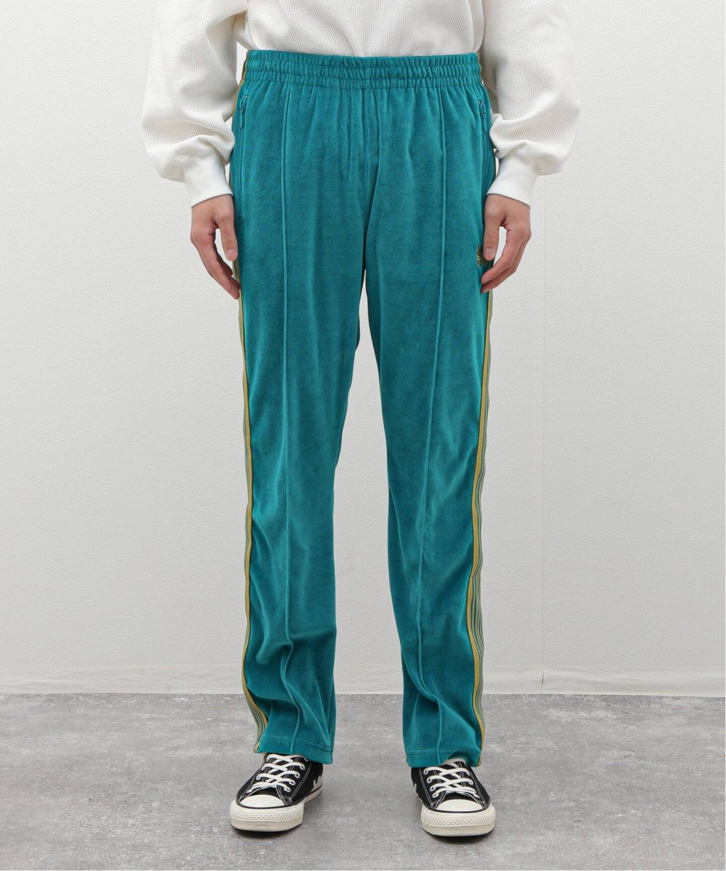 NEEDLES / ニードルズ】NARROW TRACK PANT VELOUR - C/PE VELOUR 