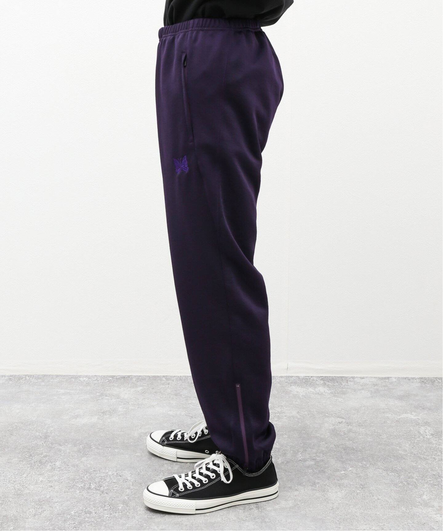 NEEDLES / ニードルズ】ZIPPED SWEAT PANT - C/PE BRIGHT JERSEY 