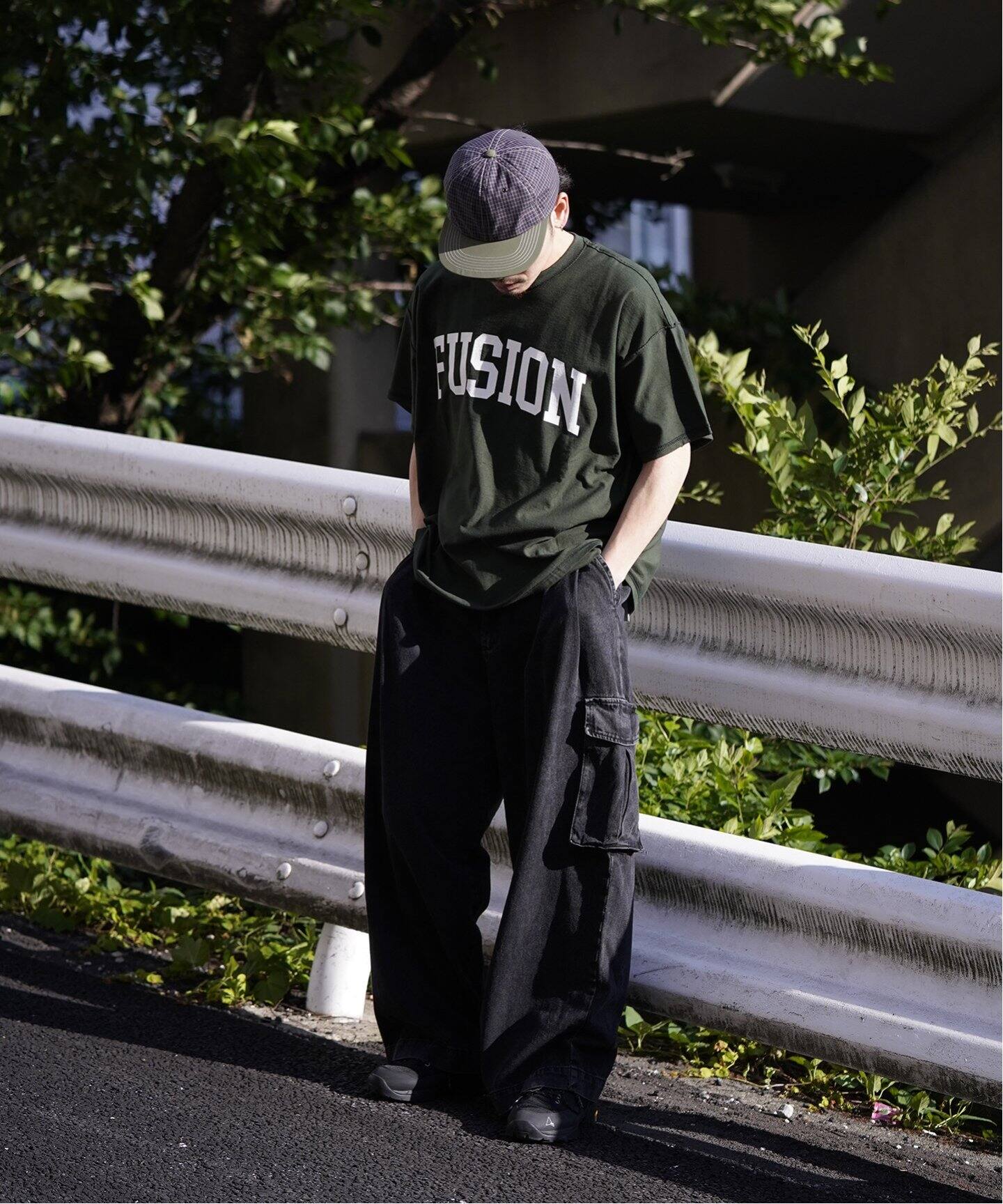 WILLY CHAVARRIA / ウィリー チャバリア】DENIM CARGO POCKET PANTS 