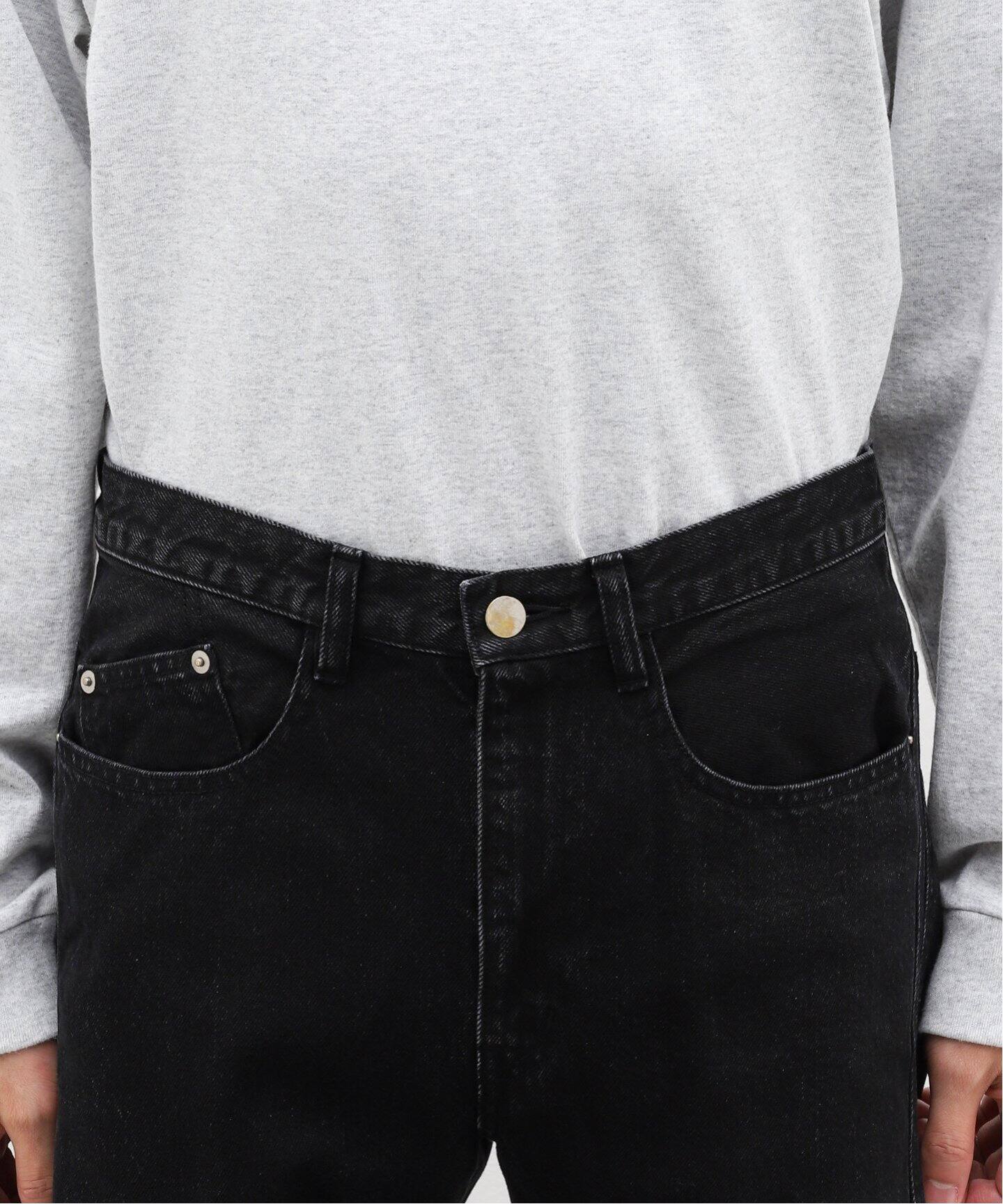 NVRFRGT / ネヴァーフォーゲット】3D TWISTED JEANS F.BLK（デニム 