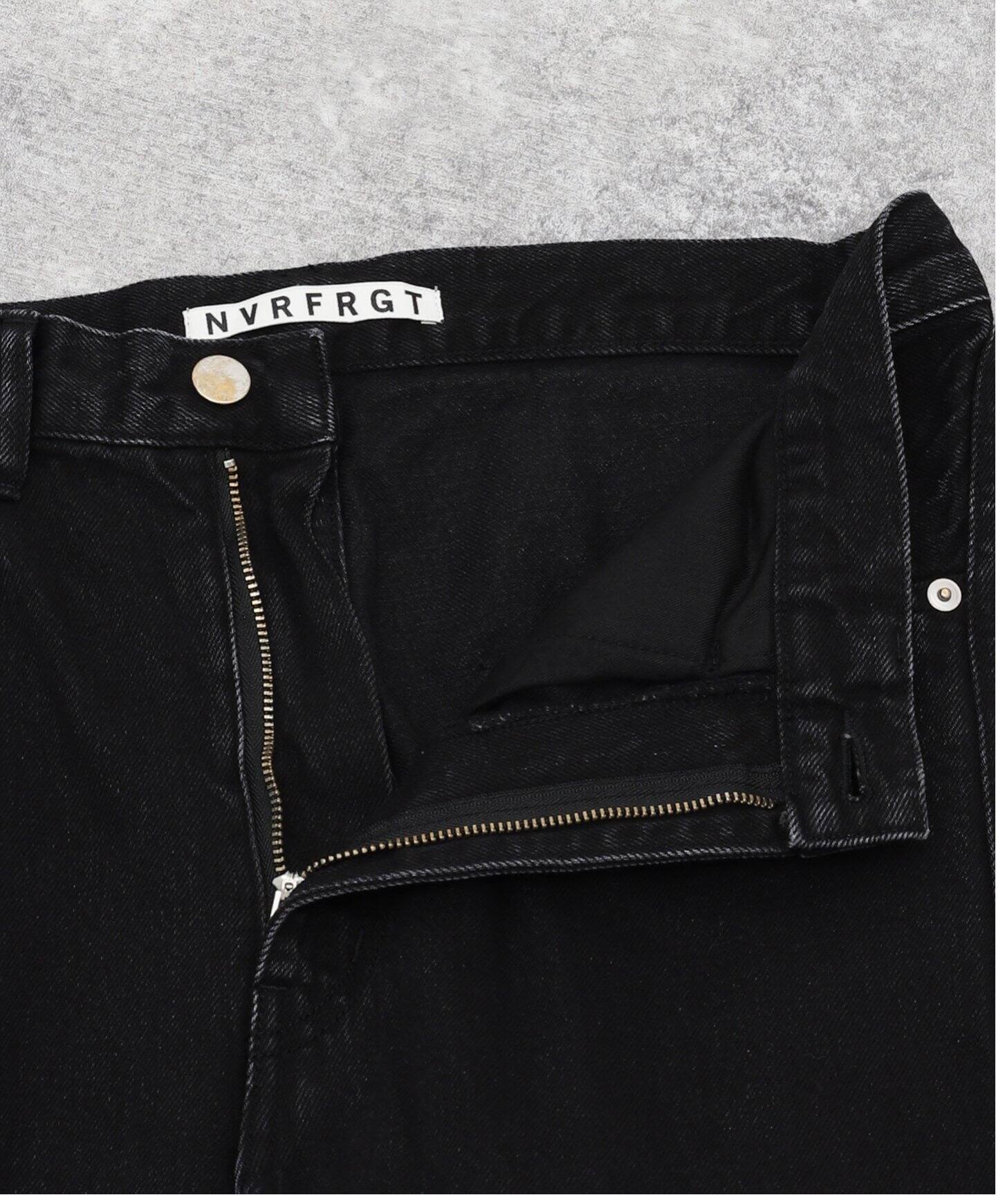 NVRFRGT / ネヴァーフォーゲット】3D TWISTED JEANS F.BLK（デニム 