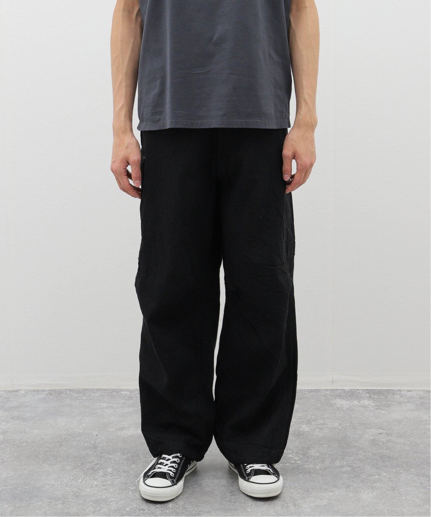 comoli / コモリ】ブラックデニム B.D.Uパンツ（カーゴパンツ）｜WISM  