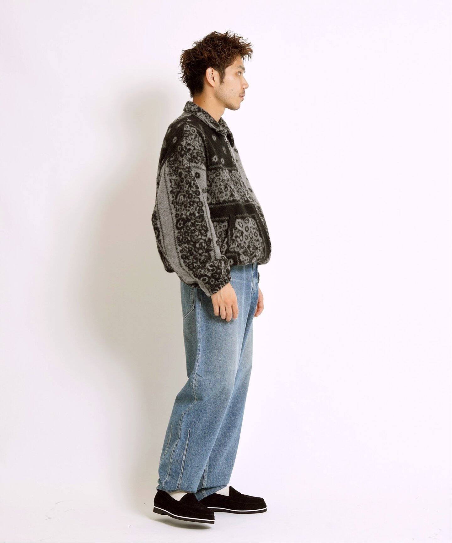 TANAKA / タナカ】TAPERED JEAN TROUSERS/MID BLUE（デニムパンツ 