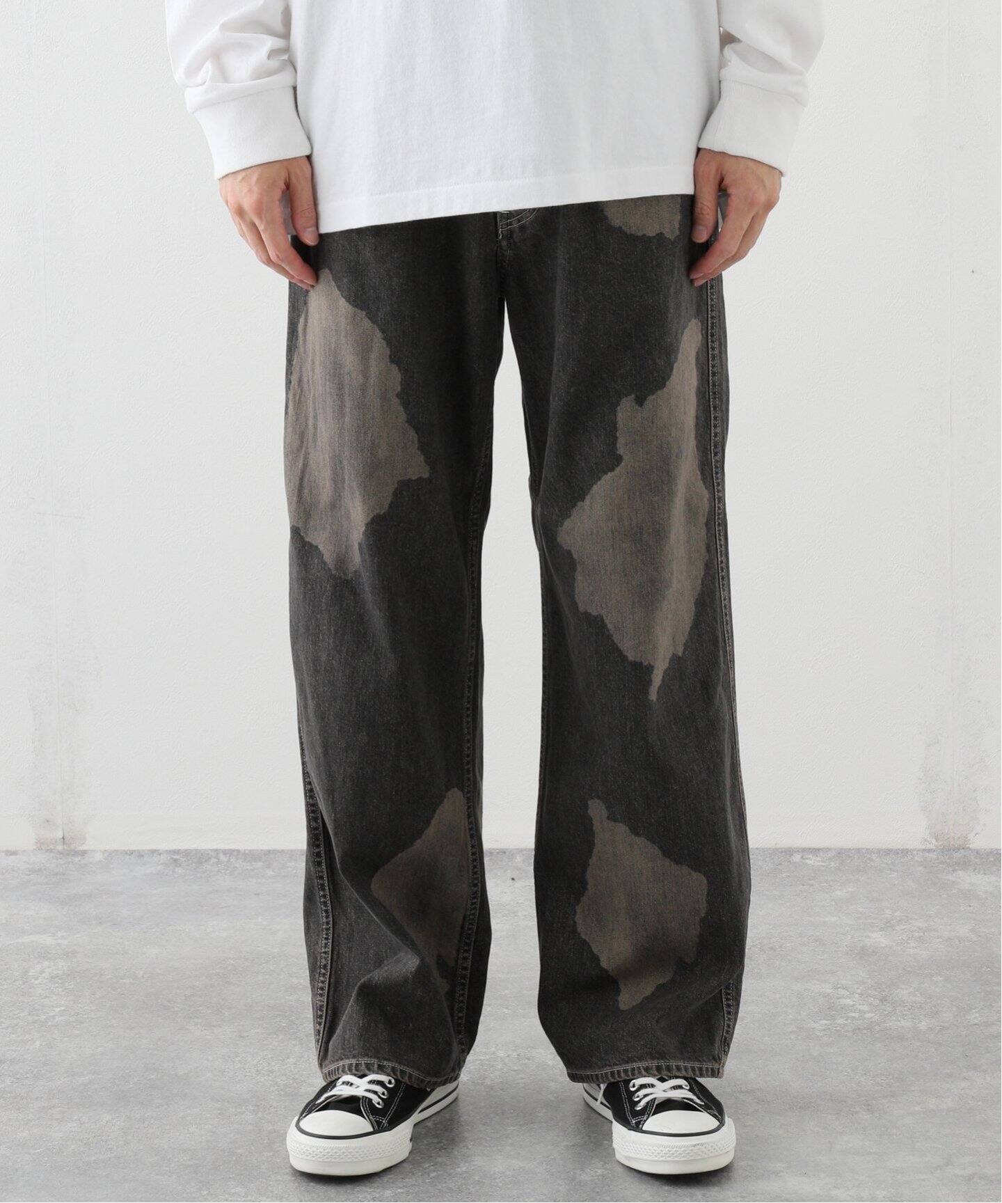 ENCOMING / インカミング】SPOTTED DENIM TROUSER（デニムパンツ 