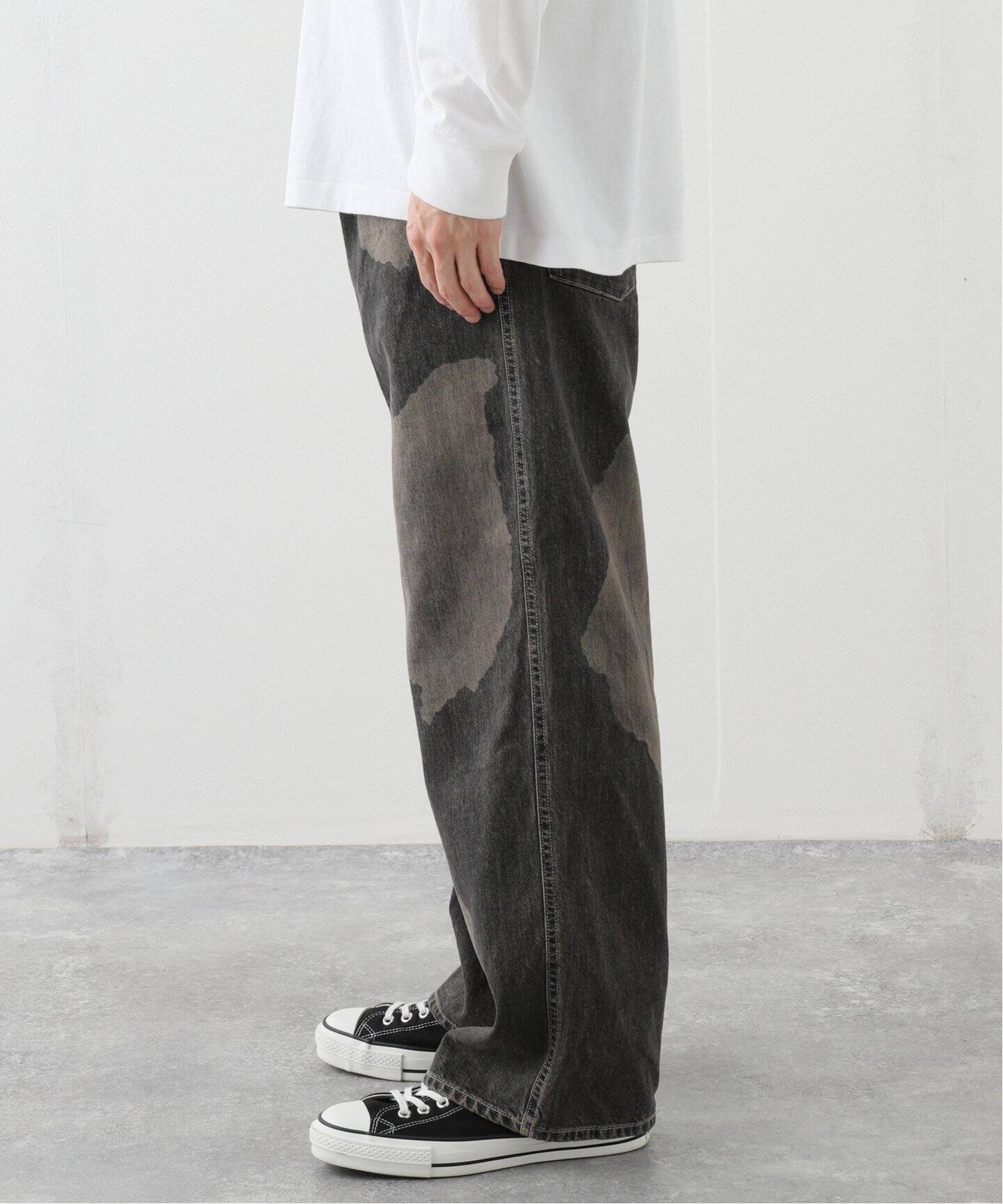 ENCOMING / インカミング】SPOTTED DENIM TROUSER（デニムパンツ 