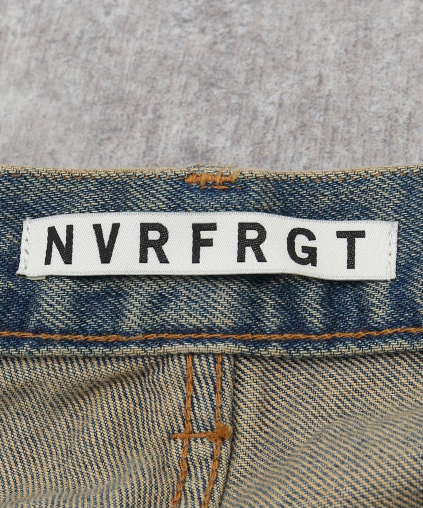 NVRFRGT / ネヴァーフォーゲット】3D TWISTED WIDE LEG JEANS INDIGO 