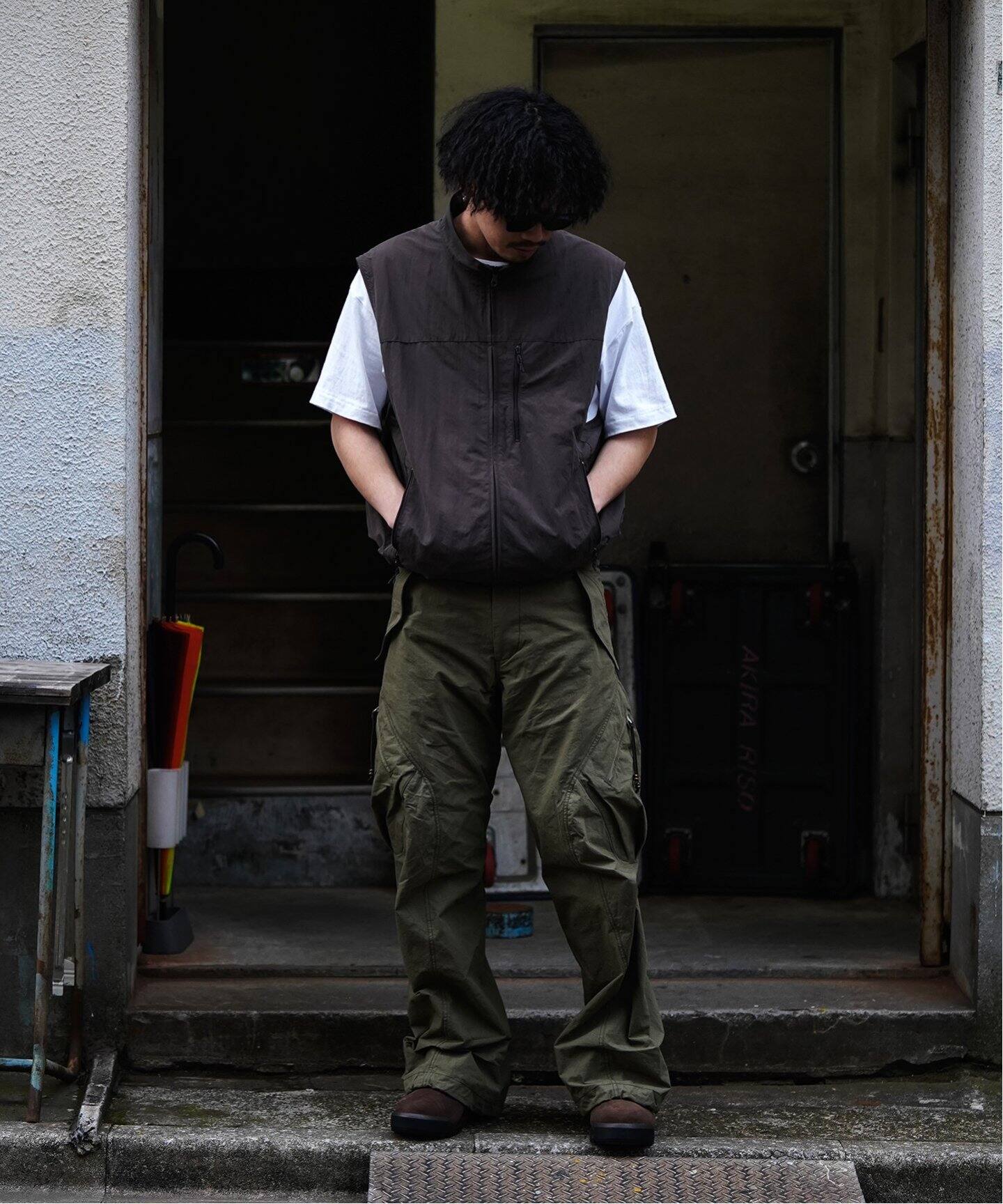 NVRFRGT / ネヴァーフォーゲット】3D TWISTED CARGO PANTS（カーゴ 