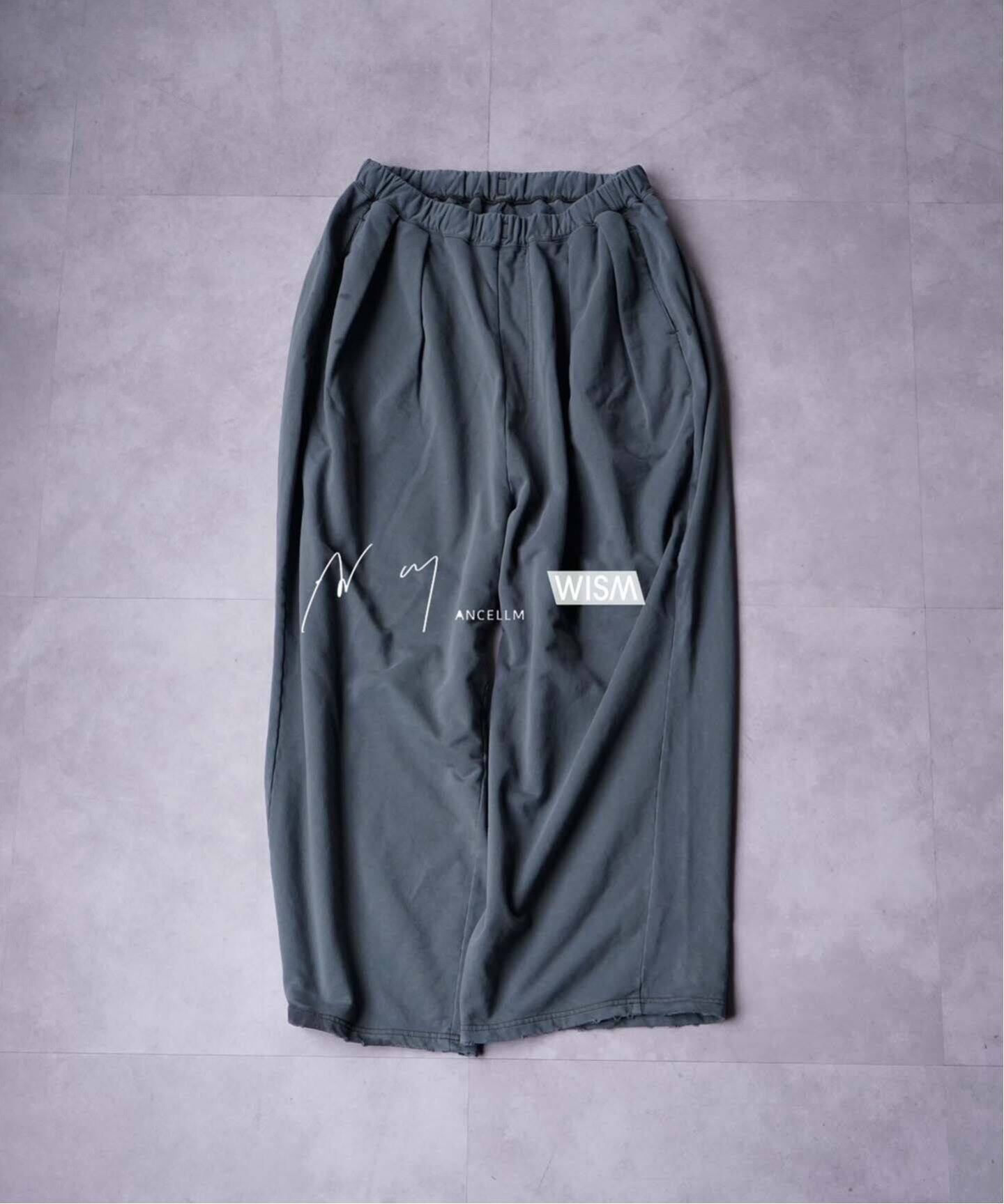 ANCELLM / アンセルム】WISM 別注 TUCK SWEAT PANTS（スウェットパンツ 