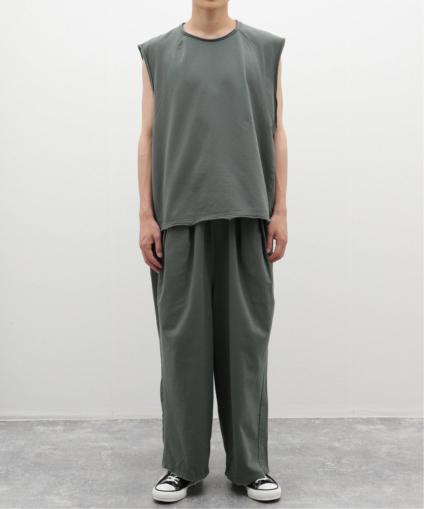 ANCELLM / アンセルム】WISM 別注 TUCK SWEAT PANTS（スウェットパンツ 