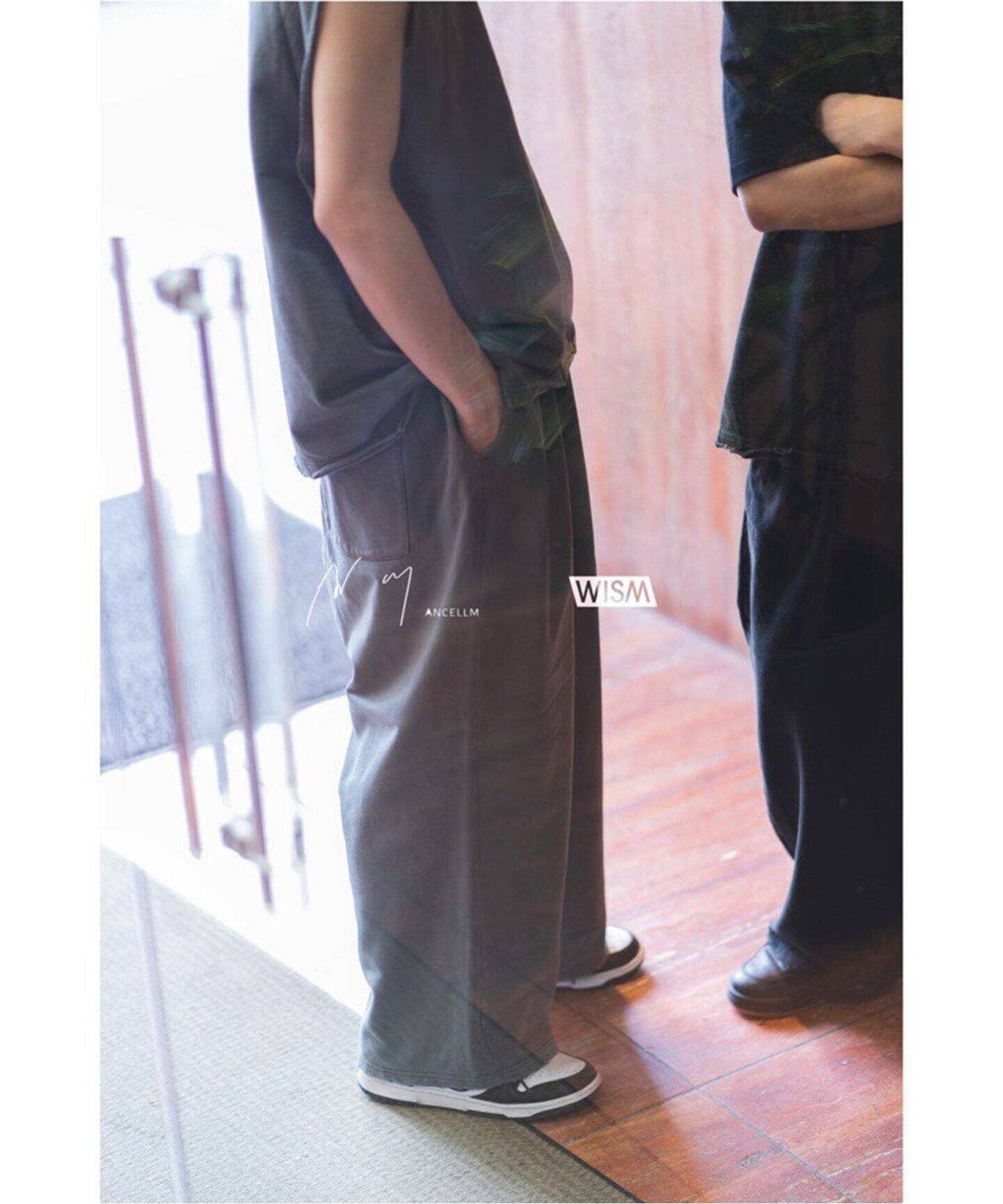 ANCELLM / アンセルム】WISM 別注 TUCK SWEAT PANTS（スウェットパンツ 