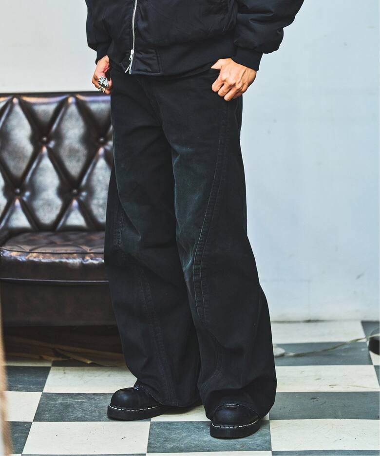 NVRFRGT / ネヴァーフォーゲット】WISM 別注 3D TWISTED WIDE LEG DUCK 