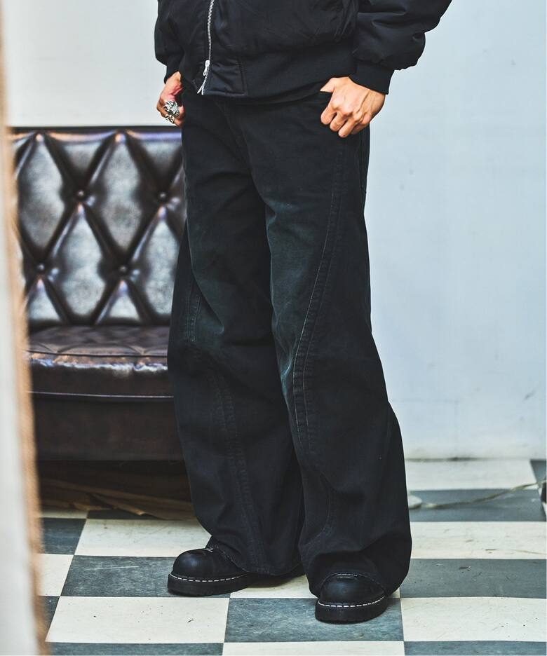 NVRFRGT / ネヴァーフォーゲット】WISM 別注 3D TWISTED WIDE LEG DUCK  