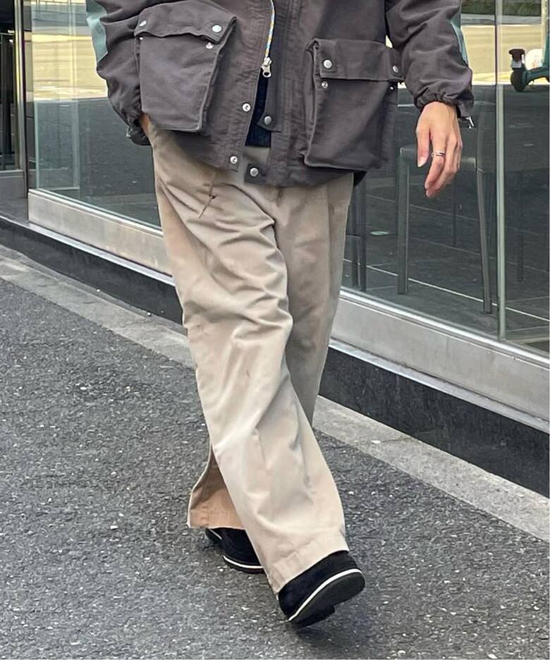 ANCELLM / アンセルム】WISM 別注 WIDE CHINO PANTS（チノパンツ 