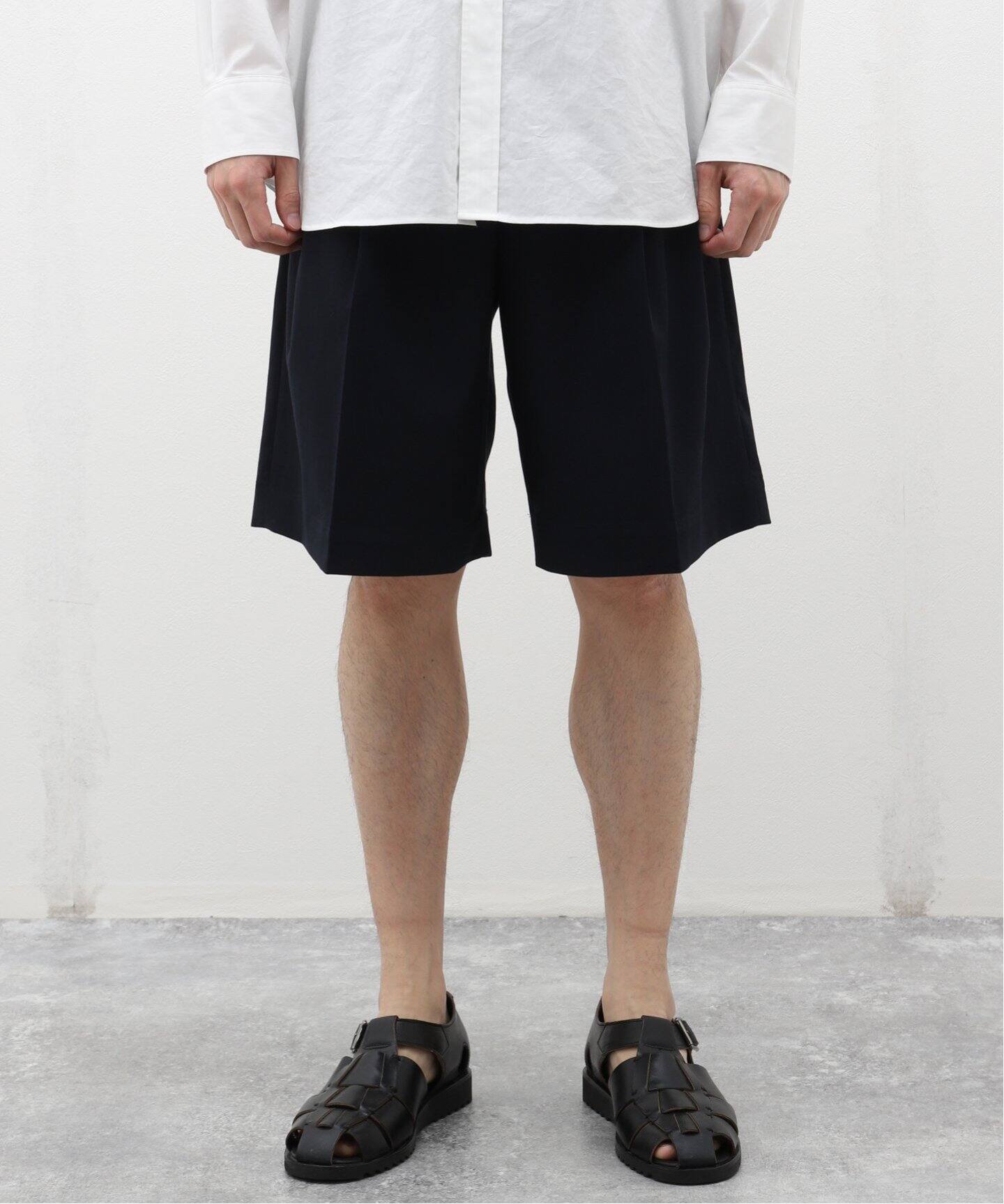 HERILL / Egyptian cotton Chino shorts 24-030-HL-8070-1（ショート 