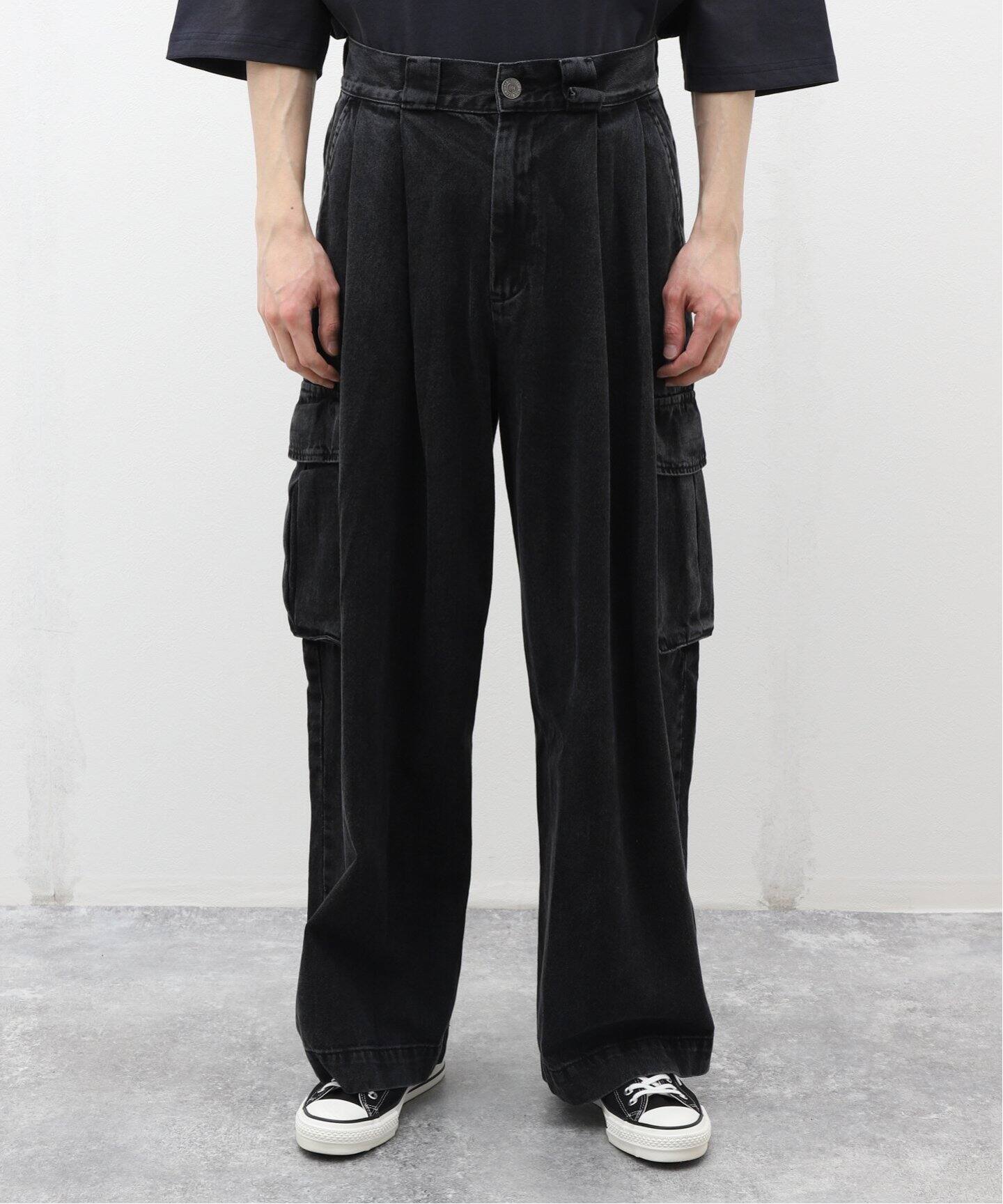 WILLY CHAVARRIA DENIM CARGO POCKET BSP505-B（デニムパンツ 