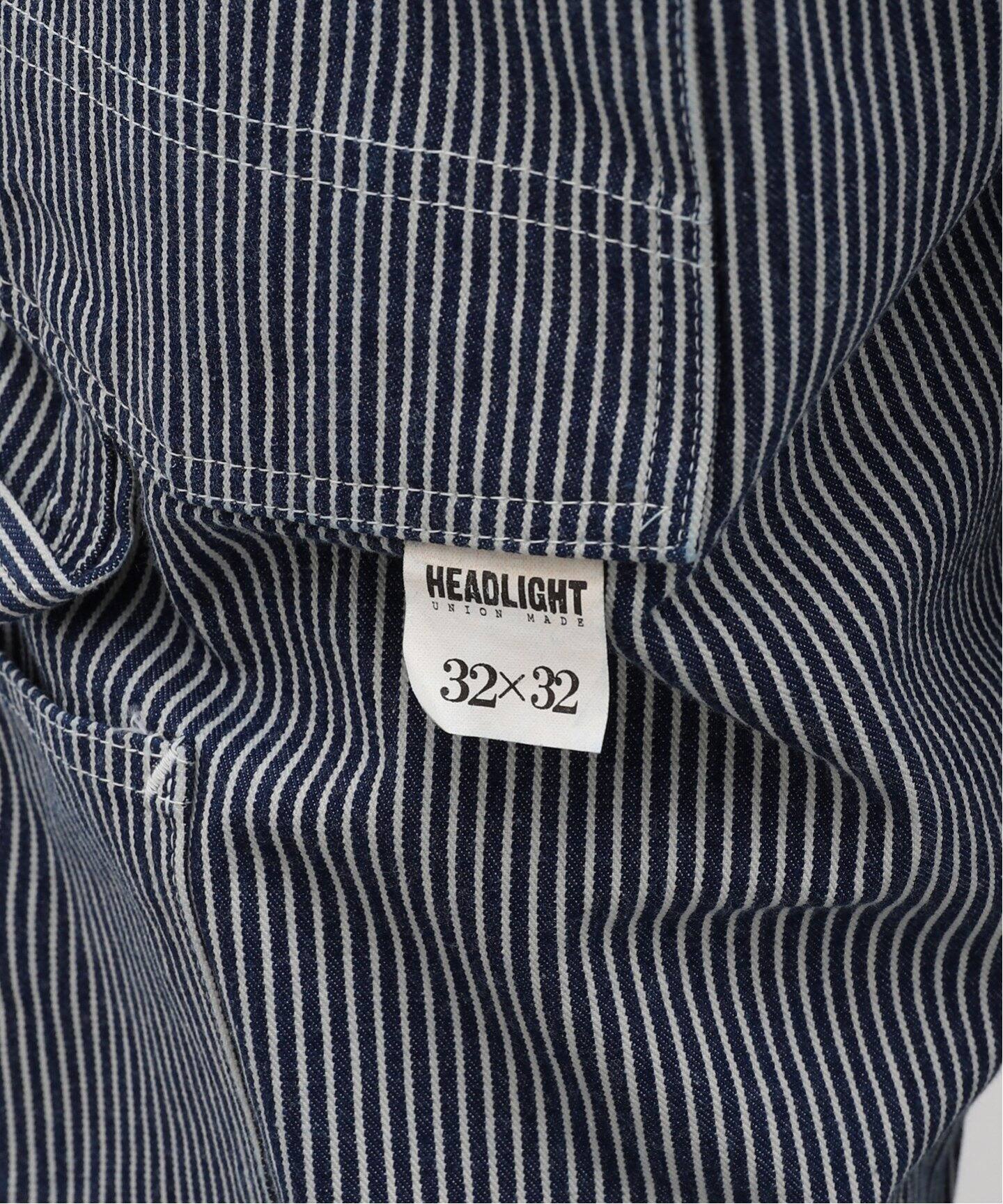 HEADLIGHT 11oz. HICKORY STRIPE DUNGAREES（デニムパンツ