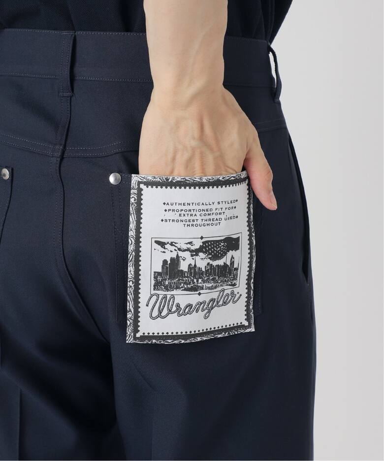 Wrangler × FOLL / ランチャー ストレート ワークパンツ（スラックス 
