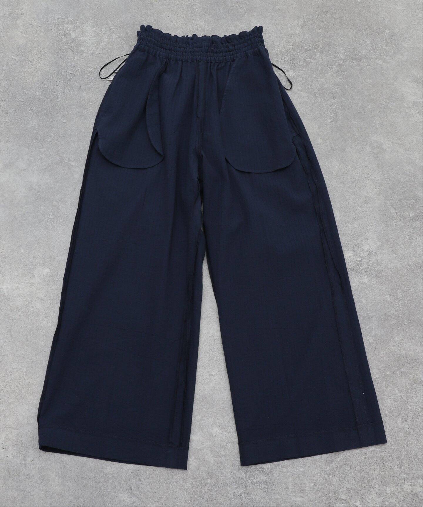 POSTELEGANT / ポステレガント Cotton Linen Stripe Wide Tro（その他  