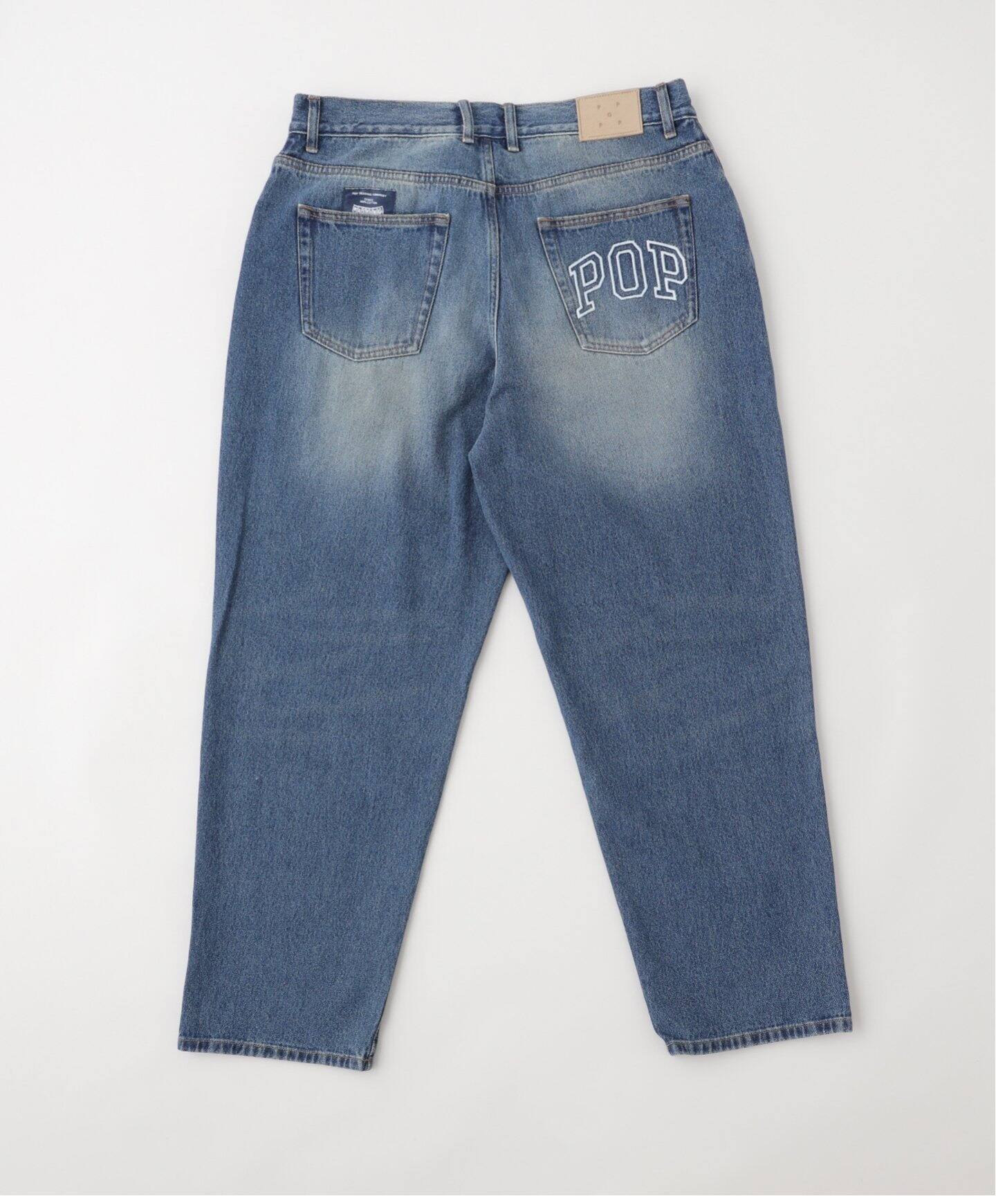 POP TRADING COMPANY / DRS ARCH PANT IN WASHED DENIM（デニムパンツ 