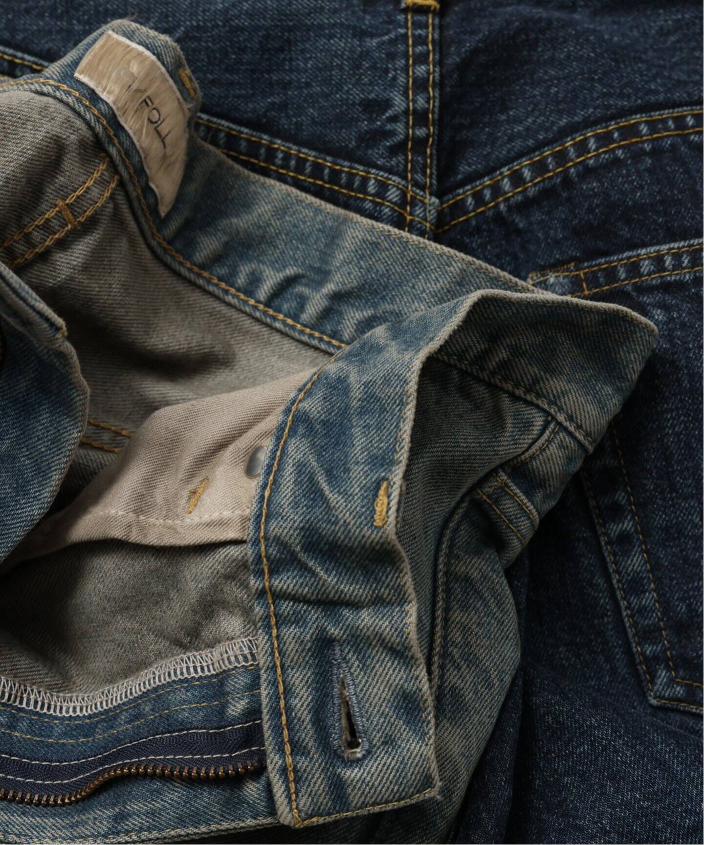 FOLL / フォル】metal overdye wardrobe jeans 5p（デニムパンツ