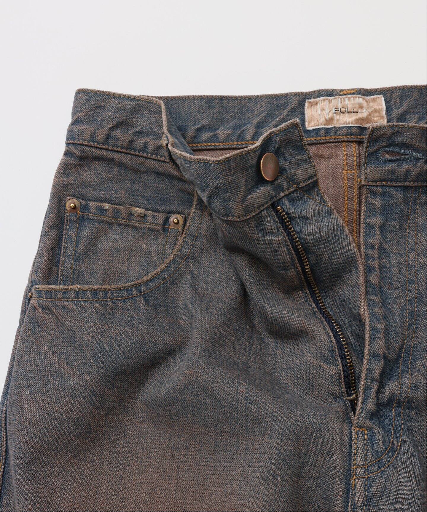 FOLL / フォル】natural dye wardrobe jeans（デニムパンツ・ジーンズ 
