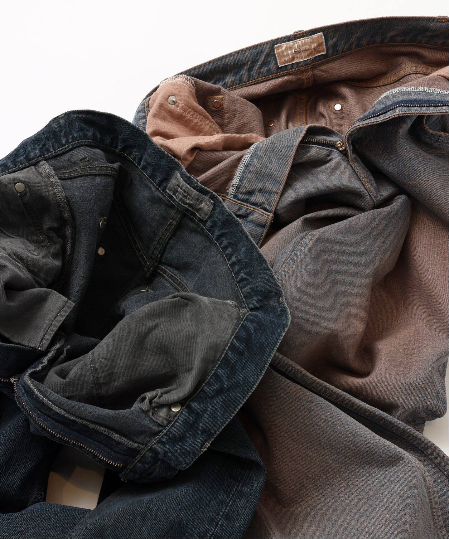 FOLL / フォル】natural dye wardrobe jeans（デニムパンツ・ジーンズ 